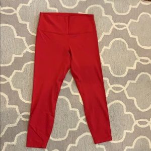 Lululemon red tights